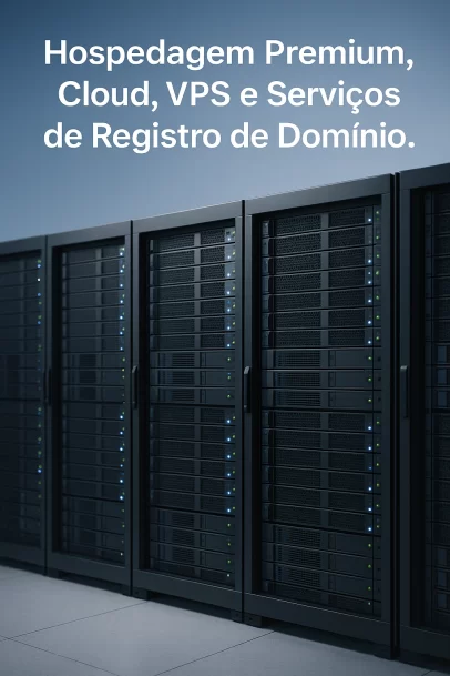 Hospedagem Premium, Cloud, VPS e Serviços de Registro de Domínio.